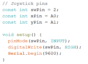 joySetup